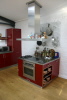 Küche Koski Dekor mit Grauwacke Arbeitsplatte